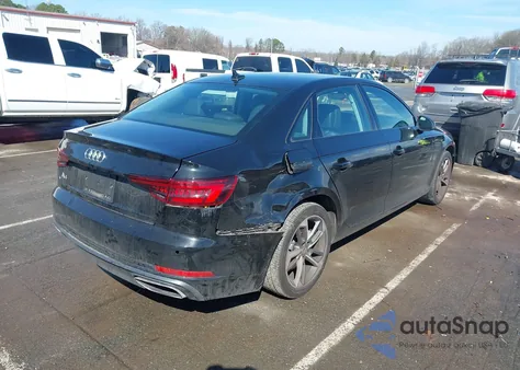 2019 Audi A4 40 Premium/40 Titanium Premium z USA, uszkodzony, nr VIN WAUGMAF47KN019523
